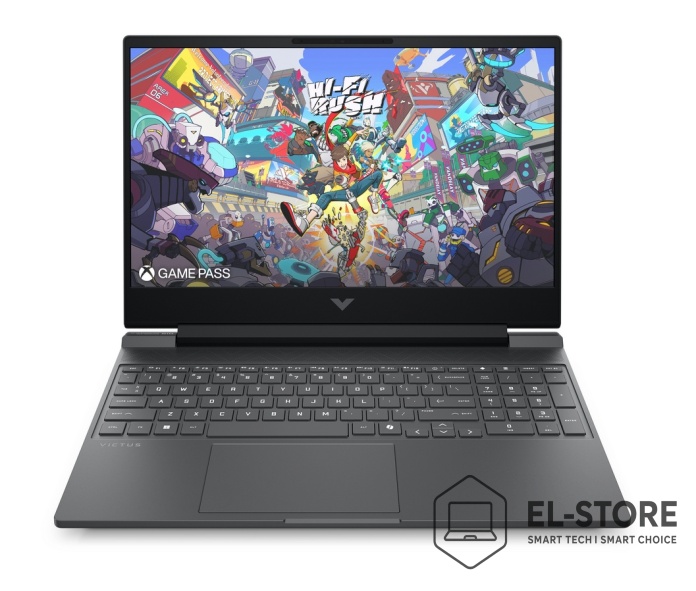 HP Victus 15-FB2082 z podświetlaną klawiaturą i kartą RTX 4050.
